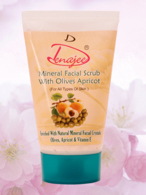 DENAJEE Mineral Facial Scrub With Olives Apricot